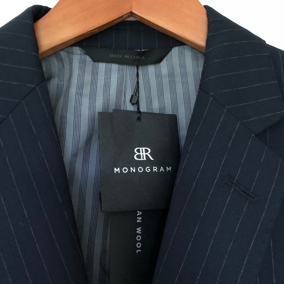 monogram slim jacket